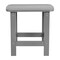 Flash Furniture Charlestown All-Weather Poly Resin Wood Adirondack Side Table in Gray JJ-T14001-GY-GG - alternate 9